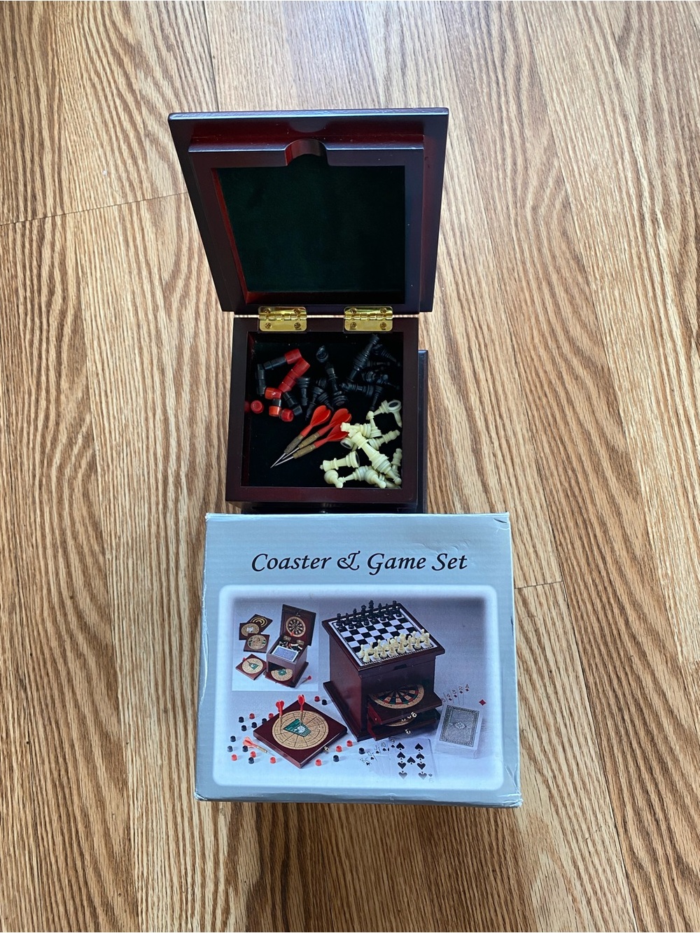 Coaster & Game Set – Multi-Color